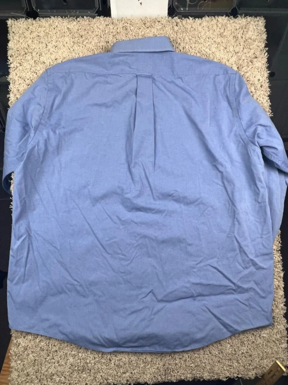 VTG Levis Men’s Button Up Long Sleeve Dress Shirt Blue Size 18.5 35 Big Mexico